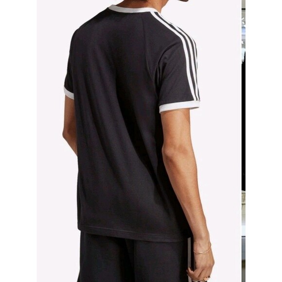 NWT ADIDAS Original 3-STRIPES TEE T-SHIRT Men SIZE 2XL Navy Embroidered Logo - Picture 2 of 12